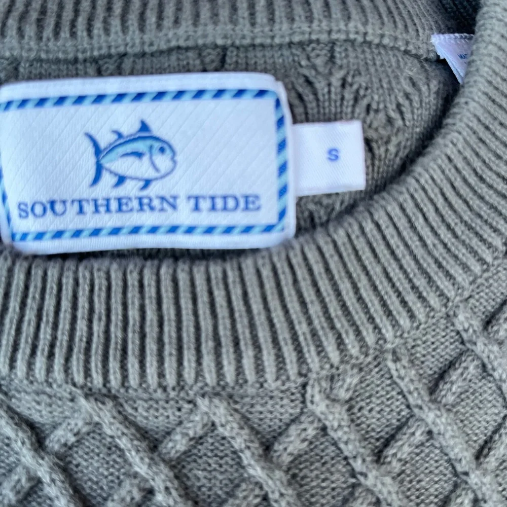 SOUTHERN TIDE Sweater Mens Small Gray In Color - Picture 5 of 5